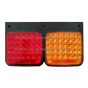 LED Tail Lamp Amber/Red - Passenger Side (Fit: Nissan UD 1800, UD 2000, UD 2300, UD 2600, UD 3300 Trucks)