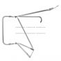 Door Mirror Mounting Bracket Arm Stainless Steel - Driver Side ( Compatible with CHEVROLET C5500 C6500 C7500 C8500 KODIAK & GMC C4500 C5500 C6500 C7500 C8500 TOPKICK 1990-2002 )