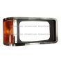 Headlight Bezel Chrome with Corner Light - Passenger Side (Fit: Mack CH 613 SFA Truck)