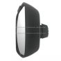 7 1/2  x 6 1/2  Wide Angle Convex Mirror Black (Compatible with International DuraStar 4300 4400 WorkStar 7300 7400 7500 7600 TransStar 8500 8600 2002 - 2017 Various Trucks with 1 1/8  DIA Mirror Arm)