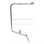 Door Mirror Mounting Bracket Arm & Plates Stainless Steel - Passenger Side ( Compatible with Mack DM600 800 65-05 U600 65-00 65-88 DM400 885SX 65-78 DM609 DM 897SX 75-85 DMM600 72-02 )