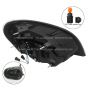 LED Headlight Assembly Black - Driver Side (Fit: Freightliner Cascadia 2008-2017)