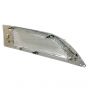 Side Hood Intake Grille Chrome & Black Mesh - Driver Side  ( Fits: 2013 - 2021 Kenworth T680 )