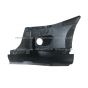 Bumper End Reinforcement Black with Fog Light Hole - Passenger Side (Fit: Freightliner Cascadia Truck)