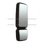 Door Mirror Black with LED Turn Signal Strip - Driver Side (Fit: International 4300 4400 7400 7600 8500 8600 Truck )