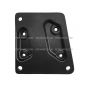 Bottom Mount Bracket for Door Mirror Arm Aluminum Black - Driver Side ( Fit: after 2005 Peterbilt335 340 357 382 385 386 325 330 348 388 389 365 367 Truck )