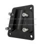 Bottom Mount Bracket for Door Mirror Arm Aluminum Black - Driver Side ( Fit: after 2005 Peterbilt335 340 357 382 385 386 325 330 348 388 389 365 367 Truck )