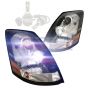 Headlight Chrome with LED Bulbs - Driver & Passenger Side ( Fit: Volvo VNL VN VNM Trucks )