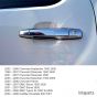 Exterior Door Handle Chrome - Driver Side Front ( Fits: 07-13 Chevrolet Silverado 1500 2500HD 3500HD Suburban 1500 2500 Tahoe Avalanche GMC Sierra 1500 2500HD 3500HD Yukon XL1500 XL2500 Escalade )