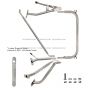 Door Mirror Mounting Bracket Arm Stainless Steel - Passenger Side ( Fit: 1997 - 2023 Western Star Trucks 4700 4800 4900 4900E 4900EX 4900FA 5800 5900 6900 )
