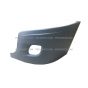 Side Bumper Cover Black with Fog Light Hole - Driver Side (Fit: Freightliner Cascadia Truck)