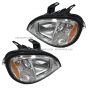 Headlight with LED Bulbs - Driver & Passenger Side (Fit: Freightliner Columbia Truck)