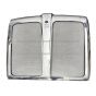 Grille Chrome with Bug Net Mesh Iron Grey (Fit: 2013-2020 Kenworth T680)