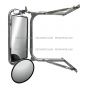 Door Mirror Heated Stainless with Arm - Driver Side ( Fit: ( Before 2005 Peterbilt ) 377 357 359 385 375 379 281 351 330 348 Truck )