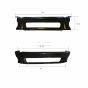 Steel Central Bumper Dark Grey (Fit: 2002-2020 Freightliner M2 106 112 Bussiness Class)