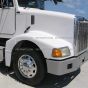 Headlight With Adjusters and Corner Lamp and Chrome Bezel with LED Bulbs- Driver and Passenger Side (Fit: Peterbilt 375 385 Trucks)