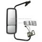 Door Mirror Power Heated Chrome with Arm - Driver Side (Fits: 2002-2013 Freightliner Columbia, 2001-2010 Freightliner Coronado, 1996-2010 Freightliner Century)
