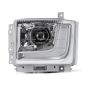 Headlight - Driver Side ( Compatible with Isuzu NPR-HD NQR NRR 2022 - 2024 Compatible with GMC W3500 W4500 2022 - 2024 Compatible with CHEVROLET W3500 W4500 2022 - 2024 )