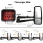 Door Mirror Power Heated Black - Passenger Side ( Fit: 2013-2020 Kenworth T680 T880, 2013-2020 W990 Trucks)