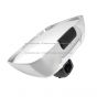 7 1/2  x 6 1/2  Wide Angle Convex Mirror Chrome (Compatible with International DuraStar 4300 4400 WorkStar 7300 7400 7500 7600 TransStar 8500 8600 2002-2017 Various Trucks with 1 1/8  DIA Mirror Arm)