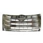 Grille without Bug Mesh Chrome (Fit: Hino 258 268 338 358 Truck)