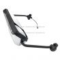 Door Mirror Chrome with Arm - Driver Side (Fit: Mack Anthem)