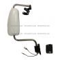 Door Mirror Assembly Power Heated White with Arm - Passenger Side (Fit: 1997 - 2010 International 9200, 9400i, 9900i, 5900)