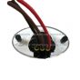 Front Fender Side Marker/Turn Signal Light Clear/Amber with 3 Wire Plug 3 Pin High/Low Beam Female Connector (Fit: 2002-2019 Freightliner M2 All Models)