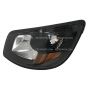 Headlight Black - Driver Side (Fit: Hino 258ALP 268 268A 338CT Trucks)