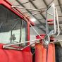 Door Mirror Mounting Bracket Arm Stainless Steel - Passenger Side (Compatible with Mack R600 R700 RL600 RM600 RS600 65-90 RD400 90-04 RD600 71-04 RD800 80-04 RB600 89-03)
