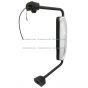 Door Mirror Chrome with Arm - Driver Side (Fit: Mack Grantie CT713 GU713 GU813 T/A CV713 CXU613)