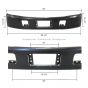 Front Steel Black Bumper With Tow Hook Holes (Fit: 238 268 338 258 308 268 338 358 Truck )