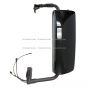 Door Mirror Power Heated Gloss Black with Turn Signal and Arm  - Driver Side (Fit: 2008- 2022 Volvo VNL 670, VNL 780, VNL 630, VNL 730 , VNL 860, 2008- 2013 VNM 200 , VNM 430, VNM 630 , VNX 300 Trucks)