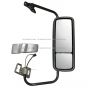 Door Mirror Power Heated Chrome with Arm - Passenger Side (Fits: 2002-2013 Freightliner Columbiaï¼2001-2010 Freightliner Coronado, 1996-2010 Freightliner Century)