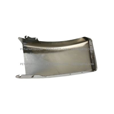 Chrome Steel Front Bumper Cover For 2003-2021 Freightliner M2 106/112 Business Class – 3-Piece, Stainless
