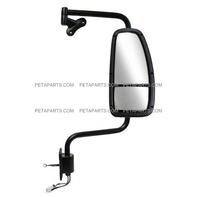 Driver and Passenger Side NIUPARTS Fit: International 9200 9400i 9900i Door Mirror Power Heated Black with Arm 
