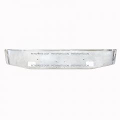 ONE PIECE - Rolled End 16" Steel Bumper Chrome with Fog Light Hole 44" x 11" Bolt Spacing ( Fits: SFA 2008-2020 WESTERN STAR TRUCKS 4800 4900 4900E 4900 EX 4900FA )
