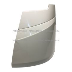 Front Cowl Corner Panel Plastic White - Driver Side (Fit: 2012-2019 Mitsubishi Fuso Canter FE85D FE140 FE145 FE180 FG4X4)