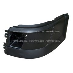 Volvo VNL Side Bumper End 2015 and Prior with Fog Light Hole - Driver Side