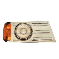 Headlight Chrome - Passenger Side (Fit: Mack Granite CV713 Truck)