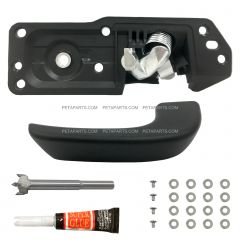 Interior Door Handle Black - Passenger Side (Fits:07-13 Chevrolet Silverado 1500 2500HD 3500HD Suburban 1500 2500 Tahoe Avalanche GMC Sierra 1500 2500HD 3500HD Yukon XL1500 XL2500 Escalade)