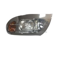 Headlight Chorme with Corner Lamp - Passenger Side (Fit:(2002-2007) International 7400 7500 7600, (2004-2008) International CXT Trucks)