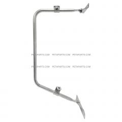 Door Mirror Mounting Bracket Arm & Plates Stainless Steel ( Compatible with Mack DM600 800 65-05 U600 65-00 DM400 885SX 65-88 DM609 66-78 DM 897SX 75-85 DMM600 72-02)