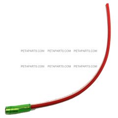Red/Positive 14 Gauge Wire With Female Bullet Terminals Wire Connector Block And Insulating Sleeves ( Fit: Various Truck Door Mirror Wire )