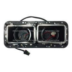 Headlight Housing Base - Passenger Side  (Fit: Kenworth T400 T600 T800 W900 K100 C500. Peterbilt 378 379. Western Star 4900, Freightliner FLD Classic XL)