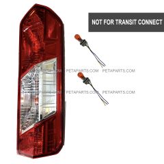 Tail Light  with Wire Harness and Bulb - Passenger Side (Fit: 2015-2017 Ford Transit 150 250 350)