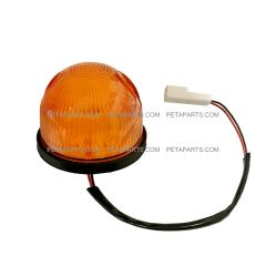 Roof Top Marker Light Amber with Bulb Driver (or Passenger) Side ( Fit: 2008-2017 Isuzu NRR and NPR , 2008-2010 GMC W4000 W4500 Trucks )