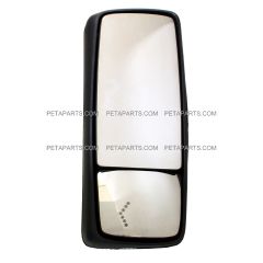 Door Mirror Power Heated Chrome with Turn Signal - Driver Side (Fit: 2008- 2022 Volvo VNL 670, VNL 780, VNL 630, VNL 730 , VNL 860, 2008- 2013 VNM 200 , VNM 430, VNM 630 , VNX 300 Trucks)