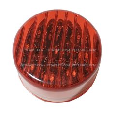 2" Round 9 Diodes Red/Red LED Stop Turn Tail Truck Light