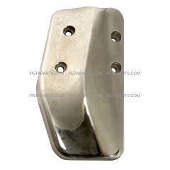 Bottom Mount Bracket for Door Mirror Mounting Bracket Arm Aluminum Chrome - Driver Side Fit: ( after 2005 Peterbilt ) 335 340 357 382 385 386 325 330 348 388 389 365 367 Truck